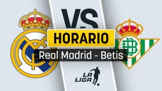 Horario del Real Madrid – Betis: dónde ver por televisión gratis en directo y en vivo online el partido de Liga.