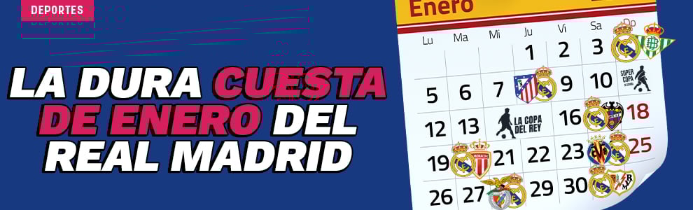 La dura cuesta de enero del Real Madrid