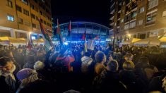 Imagen del exterior del Movistar Arena en el Real Madrid-Maccabi del año pasado. (EP)