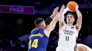 Mario Hezonja, jugador del Real Madrid, durante el Clásico. (Real Madrid)