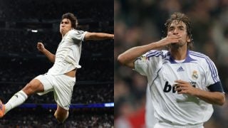 Gonzalo García y Raúl González Blanco. (Getty)