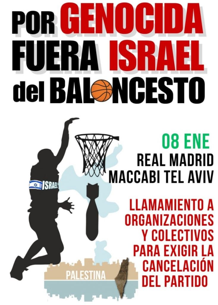 Podemos Real Madrid Maccabi