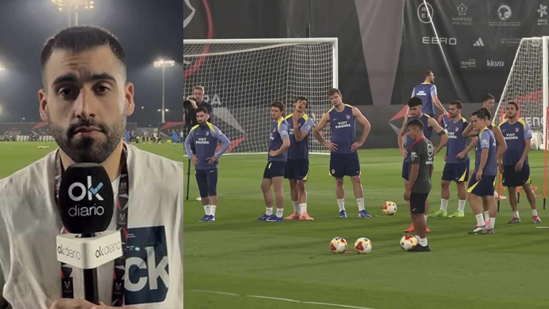 Alineación del Atlético contra el Real Madrid: Pubill apunta a titular