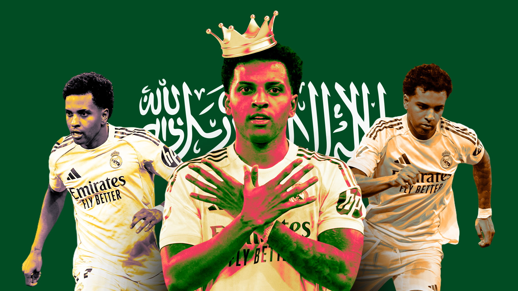 Rodrygo quiere ser rey de Arabia