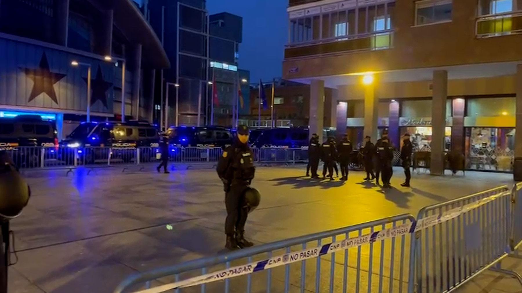 Así es el superdispositivo policial del Gobierno para el Real Madrid-Maccabi a puerta cerrada