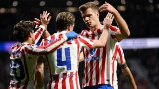 El Atlético celebra un gol. (Getty)