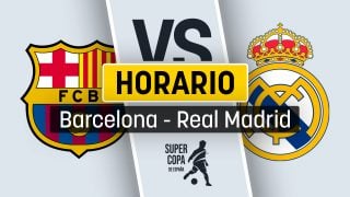 Cuándo es el Barcelona – Real Madrid: horario del Clásico y dónde ver por televisión en directo la final de la Supercopa de España.