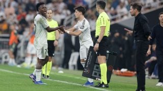Vinicius, Arda Güler y Simeone. (EFE)