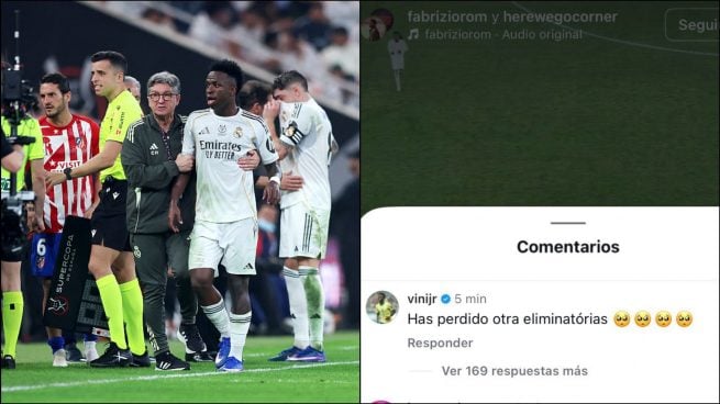 Vinicius Júnior y el mensaje a Simeone tras el derbi en la Supercopa de España. (Getty Images)