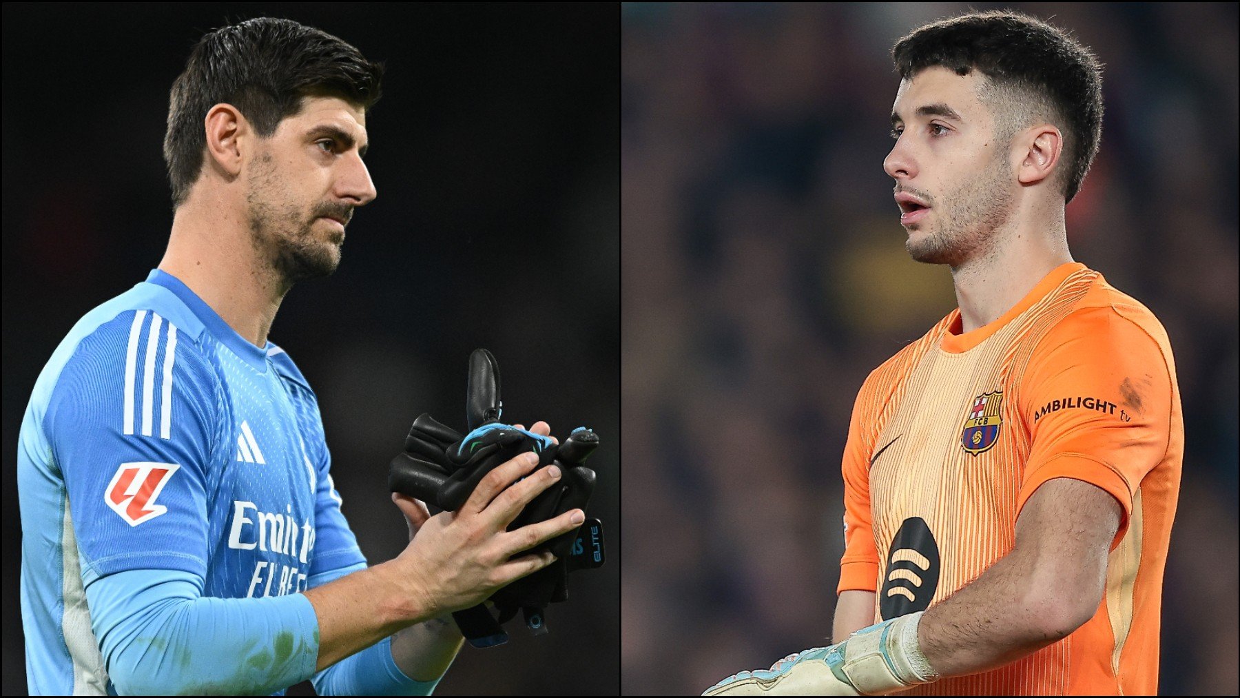 Courtois vs Joan García: un duelo bajo palos