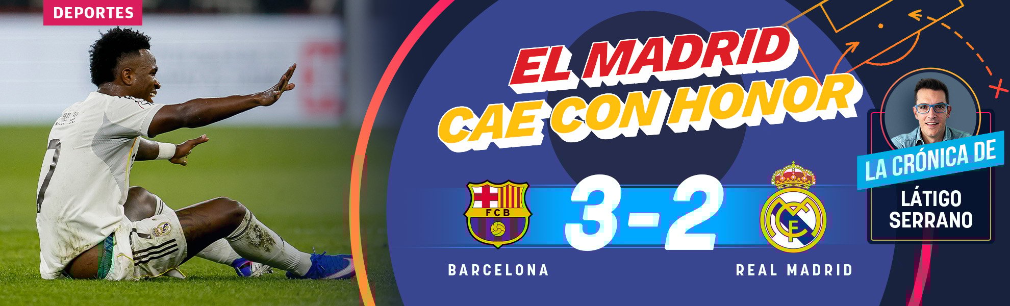 El Madrid cae con honor