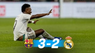 El Barcelona ganó 3-2 al Real Madrid en la final de la Supercopa de España.
