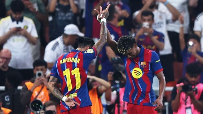 Raphinha, gol, Supercopa de España, Barcelona