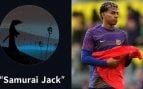 Lamine Yamal y su referencia a 'Samurai Jack' en Instagram.