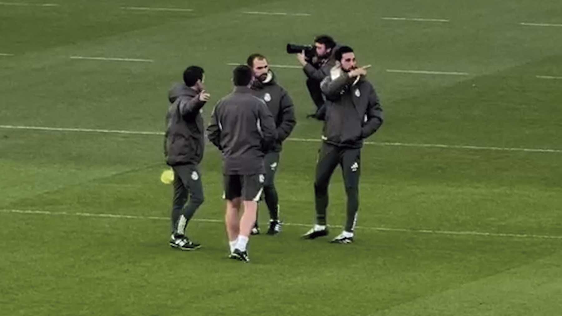Así fue el primer entrenamiento de Arbeloa: Pintus, su gente de confianza y un