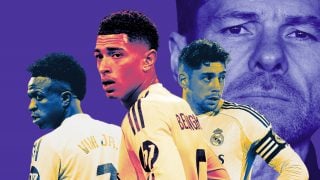 Bellingham, Valverde y Vinicius.