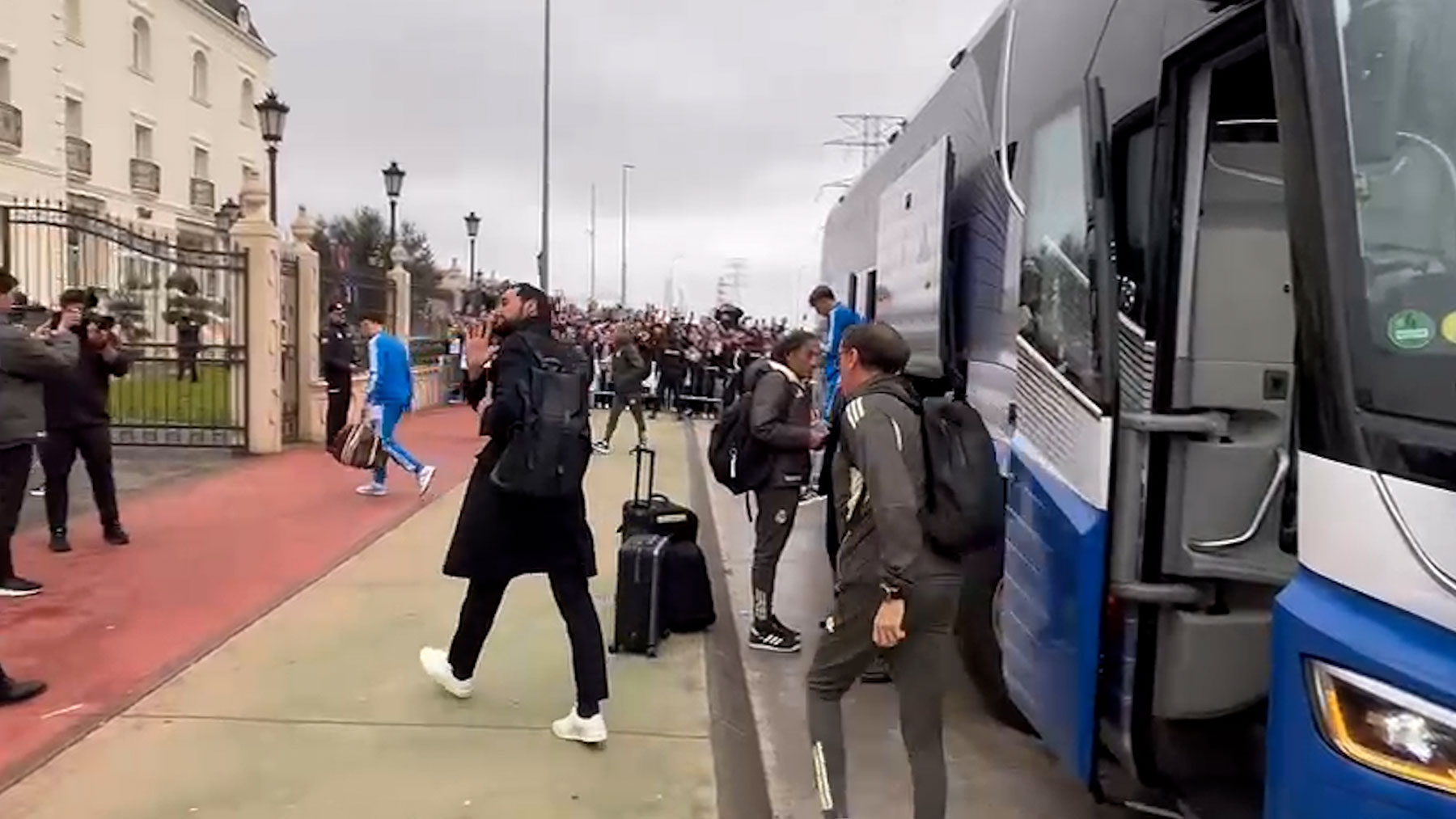 Así fue la llegada del Real Madrid de Arbeloa a Albacete