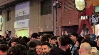 La afición del Albacete insultó a Vinicius.