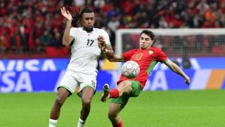 Brahim Díaz, en el Nigeria-Marruecos. (EFE)