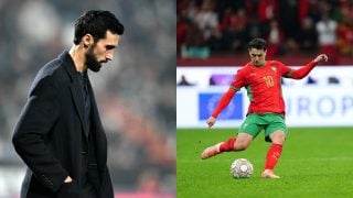 Álvaro Arbeloa y Brahim Díaz (Getty y EP)