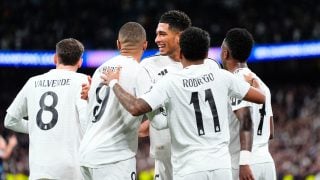 El Real Madrid celebra un gol en la Champions League. (EP)