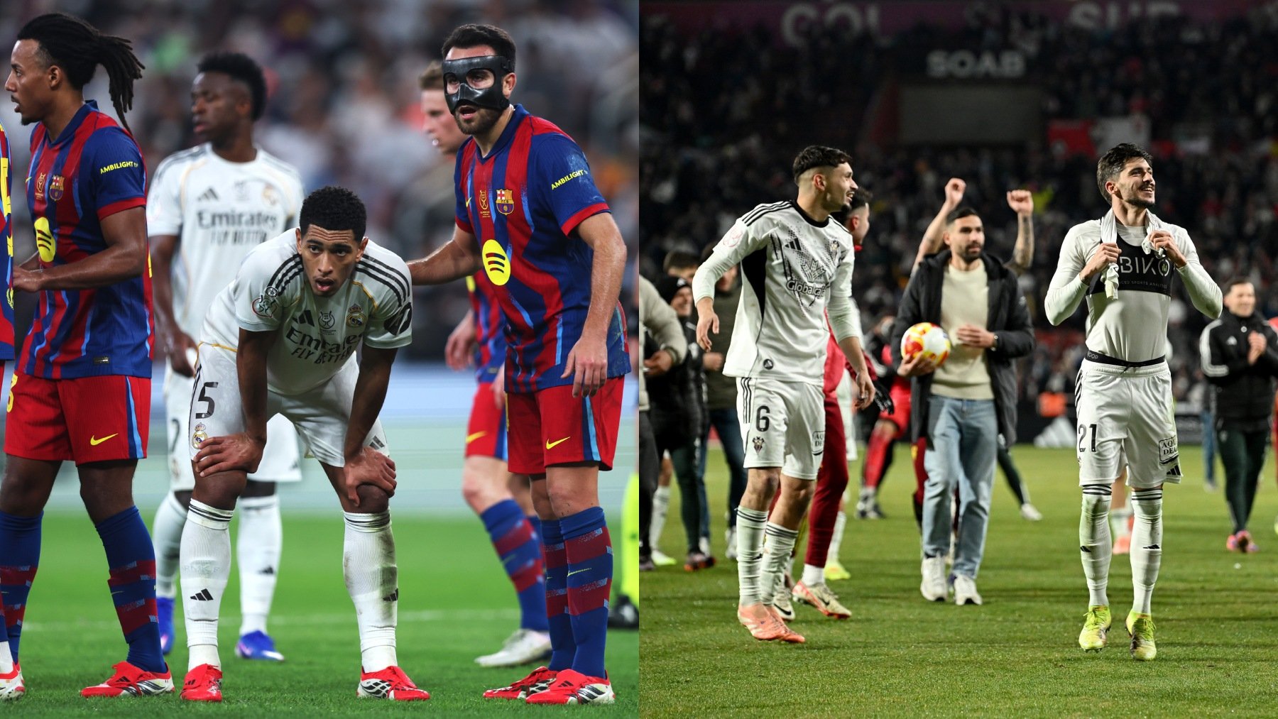 Dos títulos perdidos en tres días: dos entrenadores, Arabia y Albacete y un Madrid en crisis