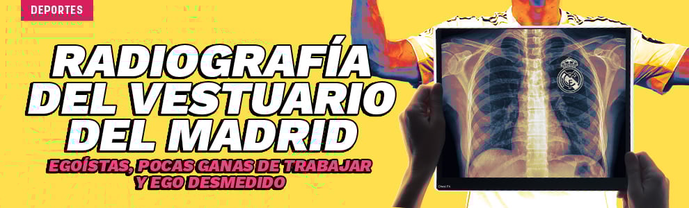 Radiografía del vestuario del Real Madrid: egoístas, pocas ganas de trabajar y un ego desmedido
