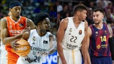 Imágenes de los partidos del Real Madrid contra el Valencia Basket y el Barcelona.