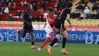 Ansu Fati, en el Mónaco-Lorient. (AS Mónaco)