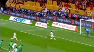 El penalti fallado por Brahim en la final de la Copa África.