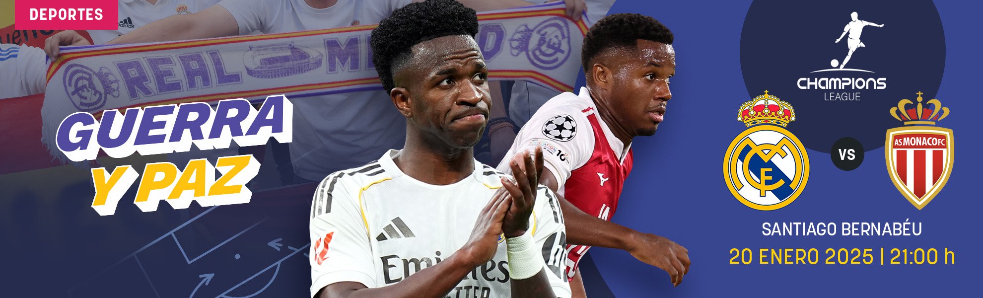 Real Madrid-Mónaco: guerra y paz