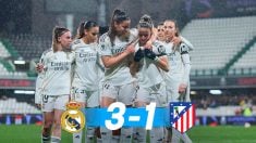 Athenea celebra su gol al Atlético. (RFEF)