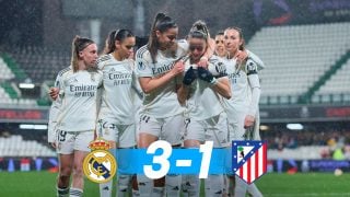 Athenea celebra su gol al Atlético. (RFEF)