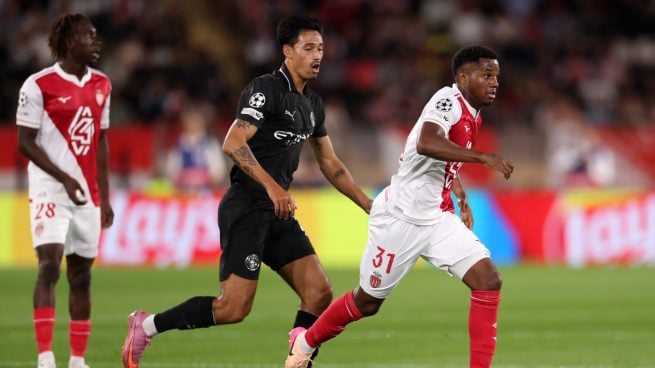 Ansu Fati, en el duelo de Champions ante el Manchester City.