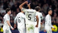 Así celebró Bellingham su gol. (Getty)