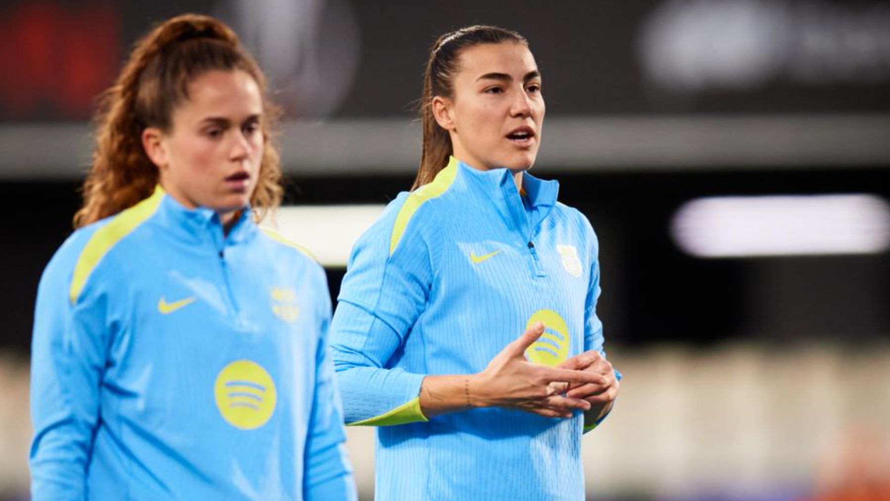 Alineación del Barcelona en la final de la Supercopa femenina contra el Real Madrid