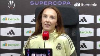 Caroline Weir, en rueda de prensa. (RFEF)