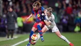 Athenea pelea con Graham en la Supercopa. (RFEF)