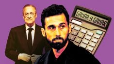 Arbeloa y Florentino Pérez.