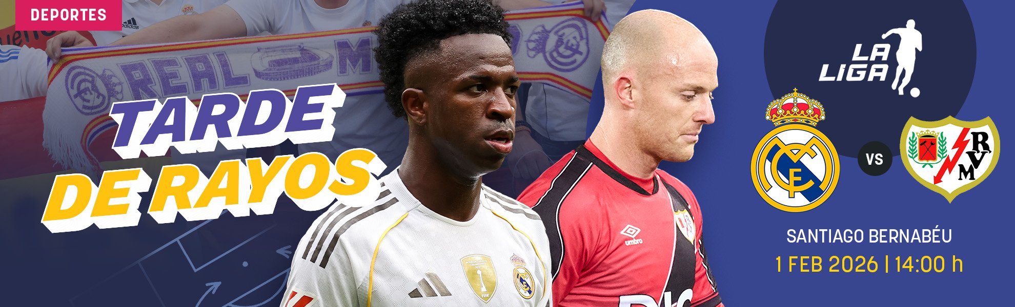 Real Madrid-Rayo: tarde de rayos en el Bernabéu