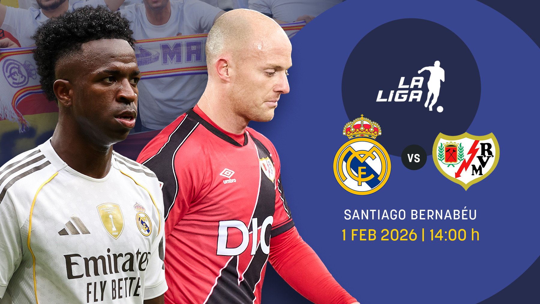 Real Madrid-Rayo: tarde de rayos en el Bernabéu