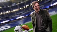El alcalde de Madrid, José Luis Martínez Almeida, en el Santiago Bernabéu.