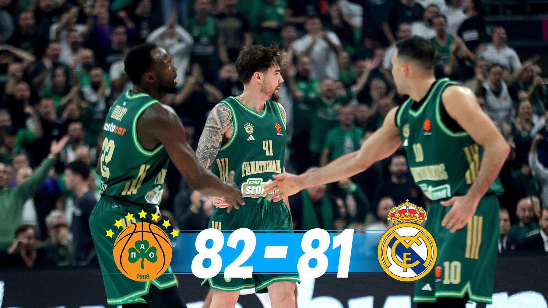 Grant pasa de villano a héroe y tumba al Real Madrid en Atenas sobre la bocina