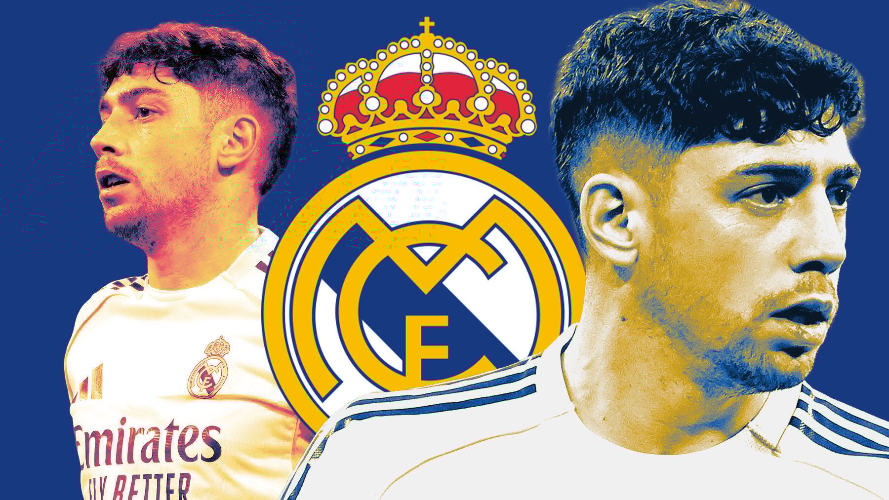 El Real Madrid celebra que Fede Valverde se centre