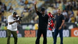 Homenaje a Vinicius Junior por parte de Flamengo en 2023. (Getty)