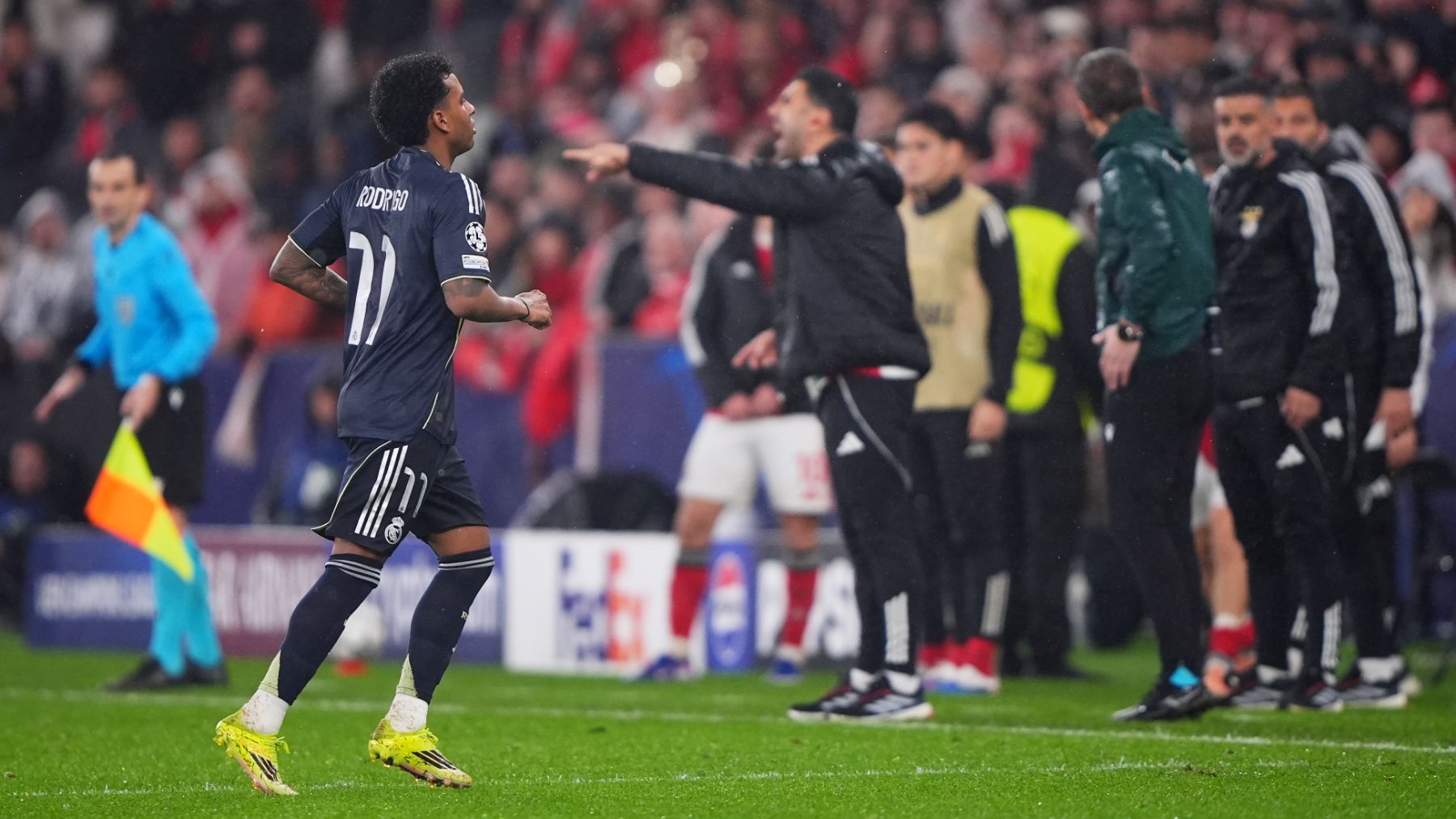 Dura sanción a Rodrygo: dos partidos de suspensión por su expulsión ante el Benfica
