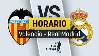 Horario del Valencia – Real Madrid: cuándo es el partido de la Liga y dónde ver gratis en directo y en vivo online.