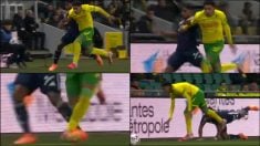 Jugada de la expulsión a Endrick con el Lyon.