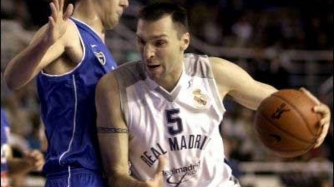 Eric Struelens en su etapa en el Real Madrid.