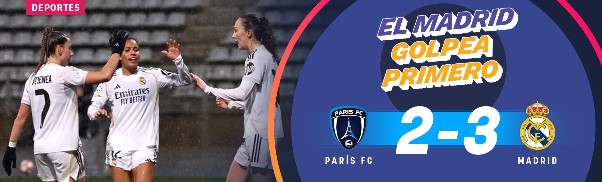 El Real Madrid golpea primero en París